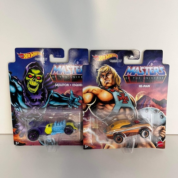 Other - Masters of the Universe Hot Wheels He Man and Skeletor